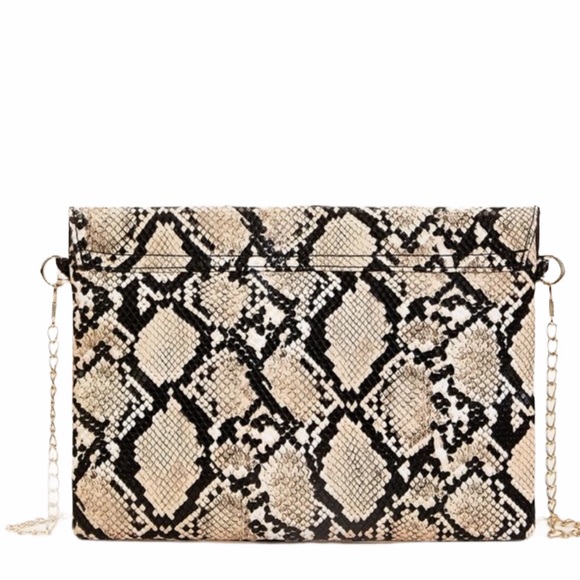 snakeskin print chain bag - Picture 3 of 5